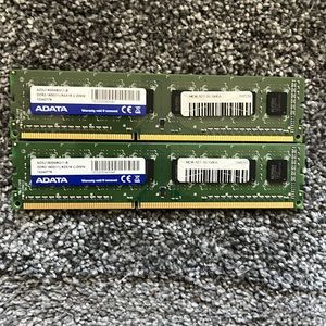 Adata 8GB DDR3 1600MHz RAM x2